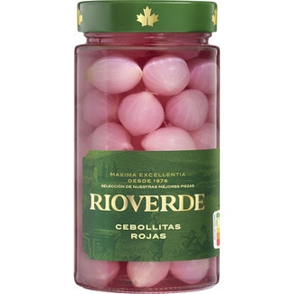 cebollitas rojas frasco 180 g neto escurrido - Rioverde