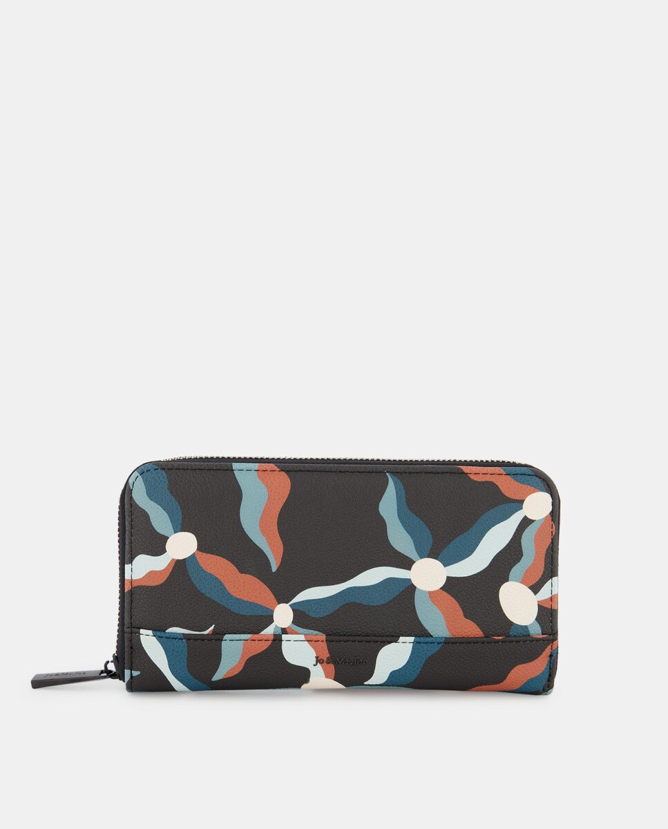 Grande pochette à imprimé fantaisie
