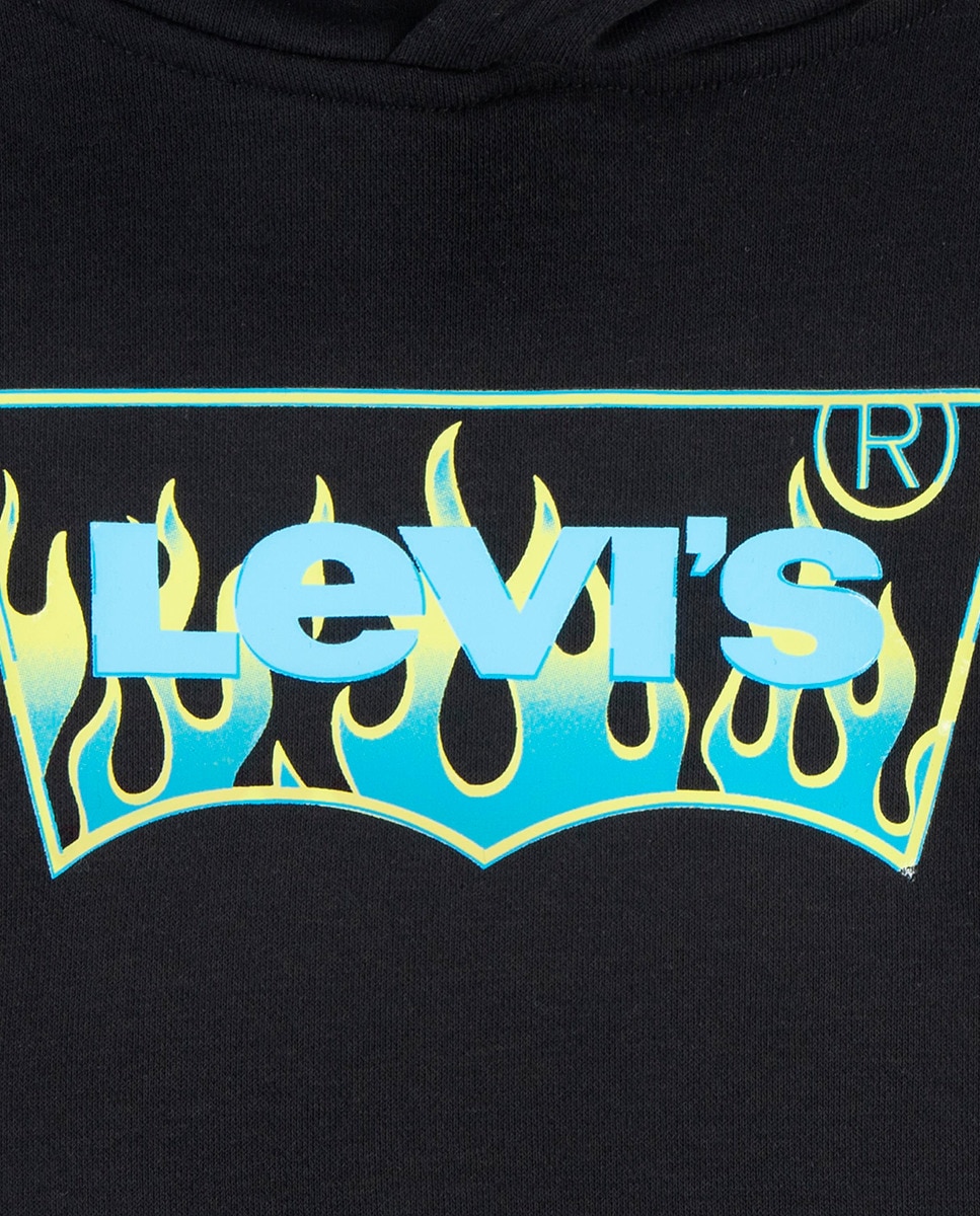 Sweatshirt com Capuz Preto-6