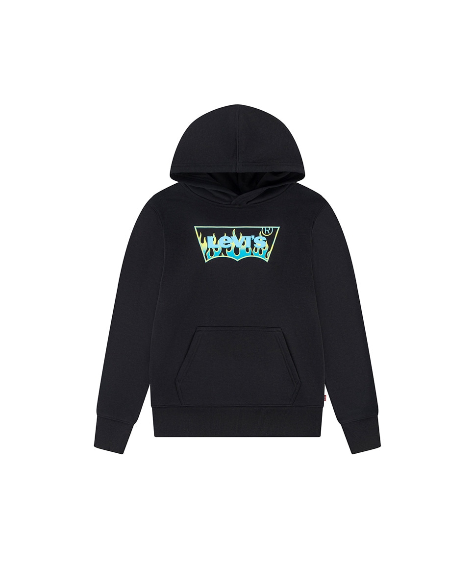 Sweatshirt com Capuz Preto-4