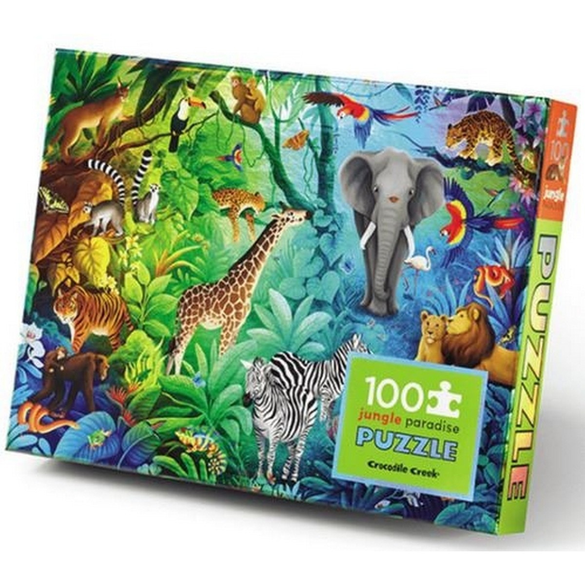 Imagem 0 de Puzzle Holográfico 100 Peças Jungle Paradise