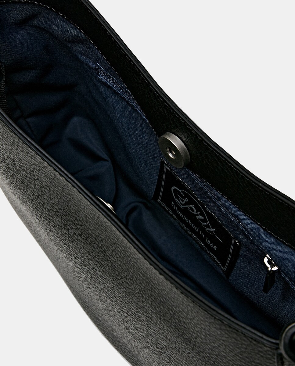 Bandolera pequeña en negro con cierre magnético · Esprit · El Corte Inglés