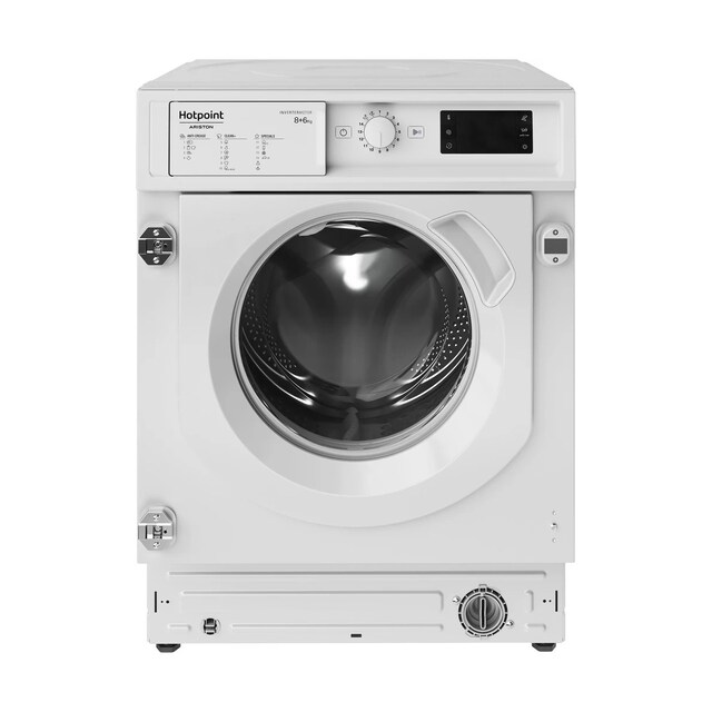 Imagem 0 de Máquina de Lavar e Secar Roupa Encastrável HotPoint BI WDHG 861485 Carga Frontal de 8/6 Kg e 1400 rpm - Branco