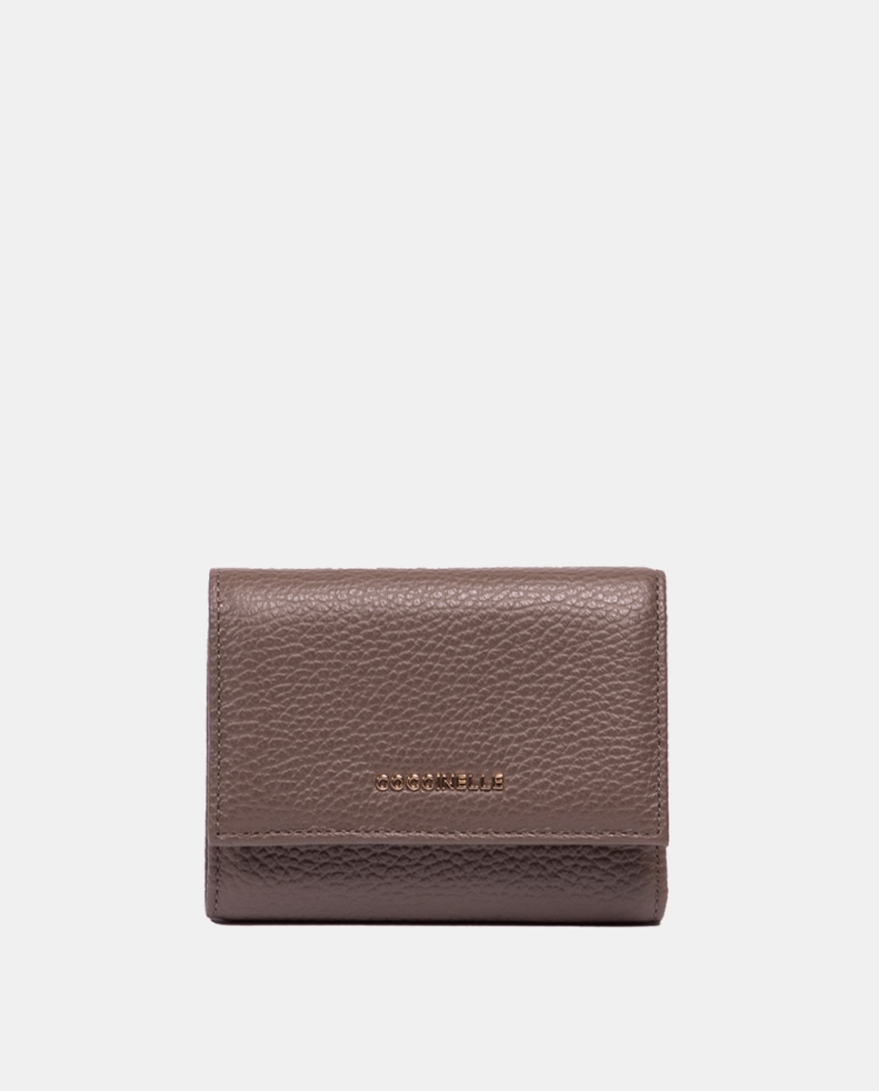 Petite pochette foncé à rabat