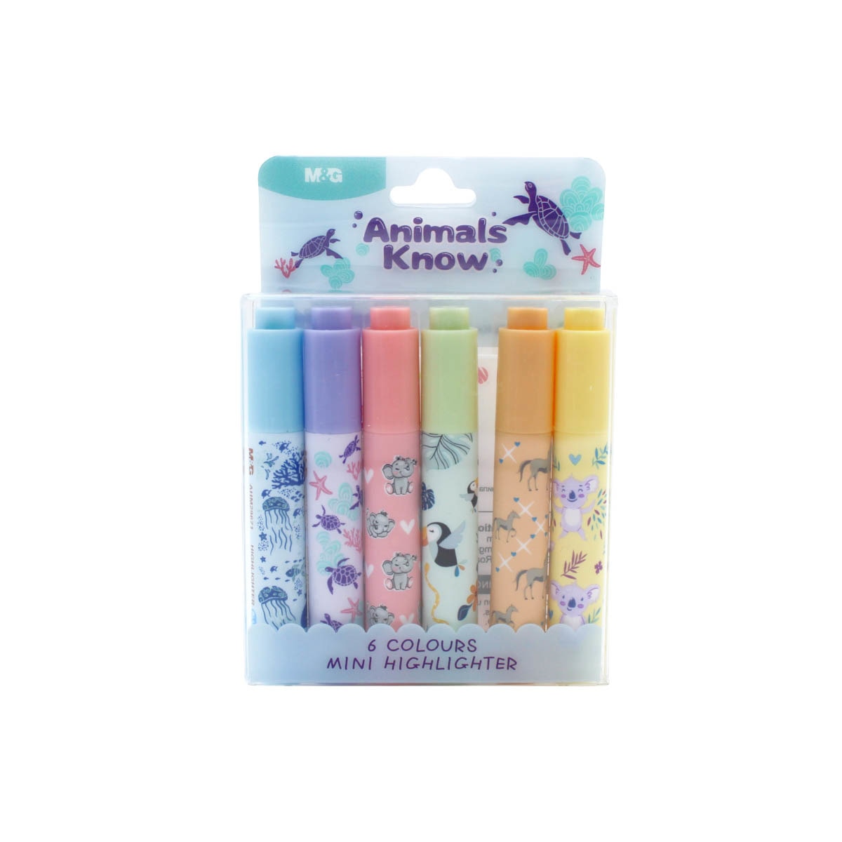 Imagen 0 de Blister 6 mini subrayadores M&G