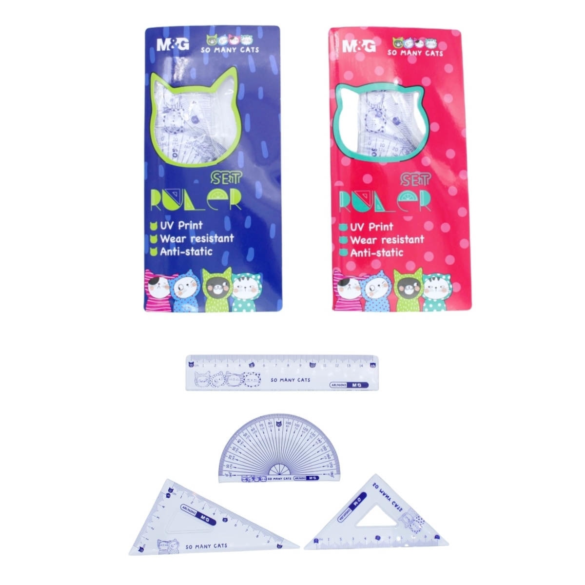 Imagen 0 de Set de 4 reglas flexible M&G