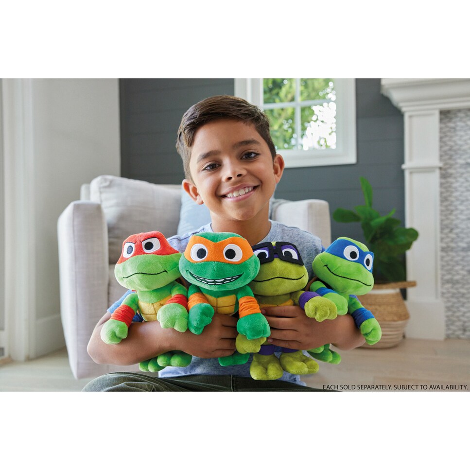 Mattel Teenage Mutant Ninja Turtles - Peluche Di Raffaello, 20,3 Cm: Morbido E Abbracciabile