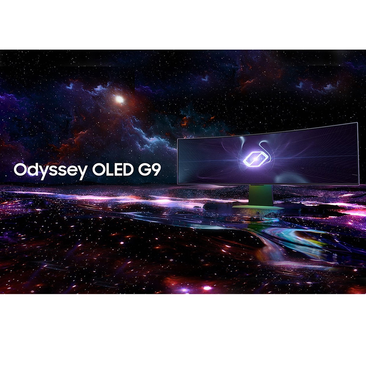 Monitor PC Gaming curvo 49" (124,5 cm) Samsung Odyssey Oled Neo G9 Smart, 240 Hz, Smart TV Apps Blanco-10