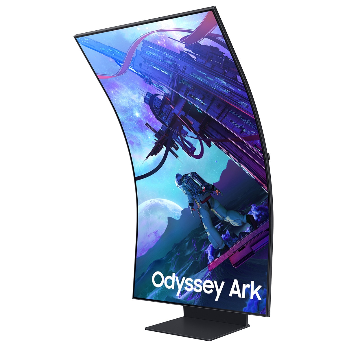 Monitor PC Gaming curvo 55" (139,7 cm) Samsung Odyssey Ark, UHD, Smart TV Apps, Blanco-9