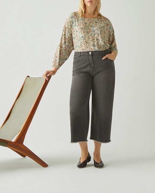 Imagen 0 de Blusa estampada de mujer manga larga