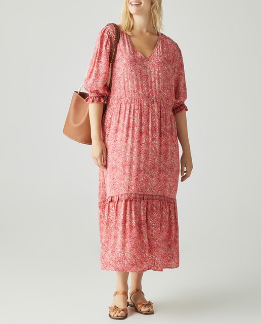 Imagen 0 de Vestido largo estampado