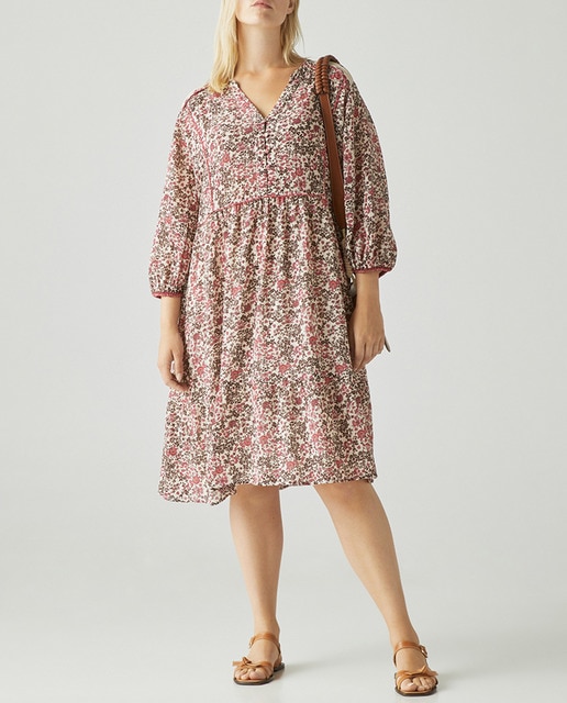 Imagen 0 de Vestido corto estampado