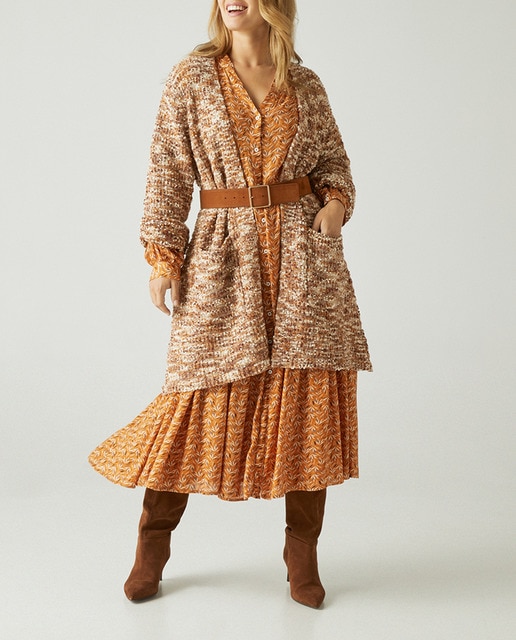 Imagen 0 de Vestido largo de mujer estampado