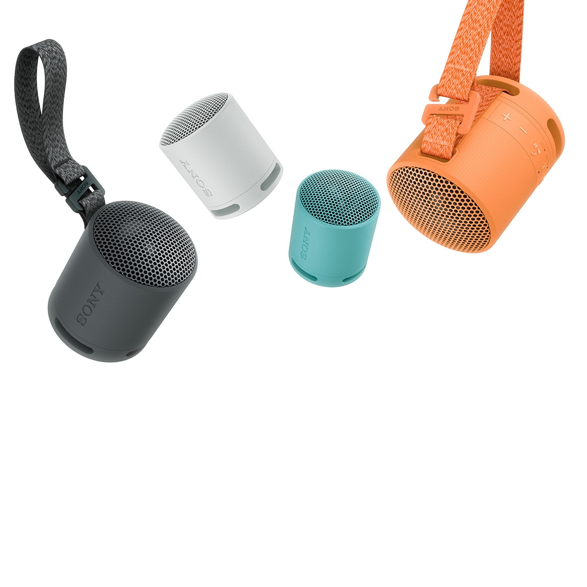 Altavoz Bluetooth portátil Sony SRS-XB100, compacto y potente, 16 horas de batería, resistente al agua y al polvo IP67. Ecológico. Naranja. Naranja-11