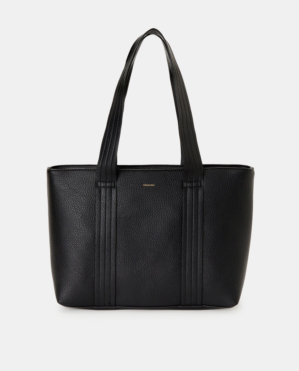 Grand sac cabas à fermoir