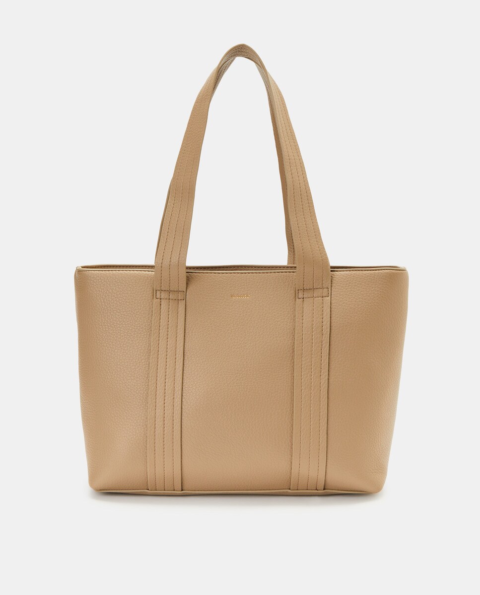 Grand sac cabas à fermoir