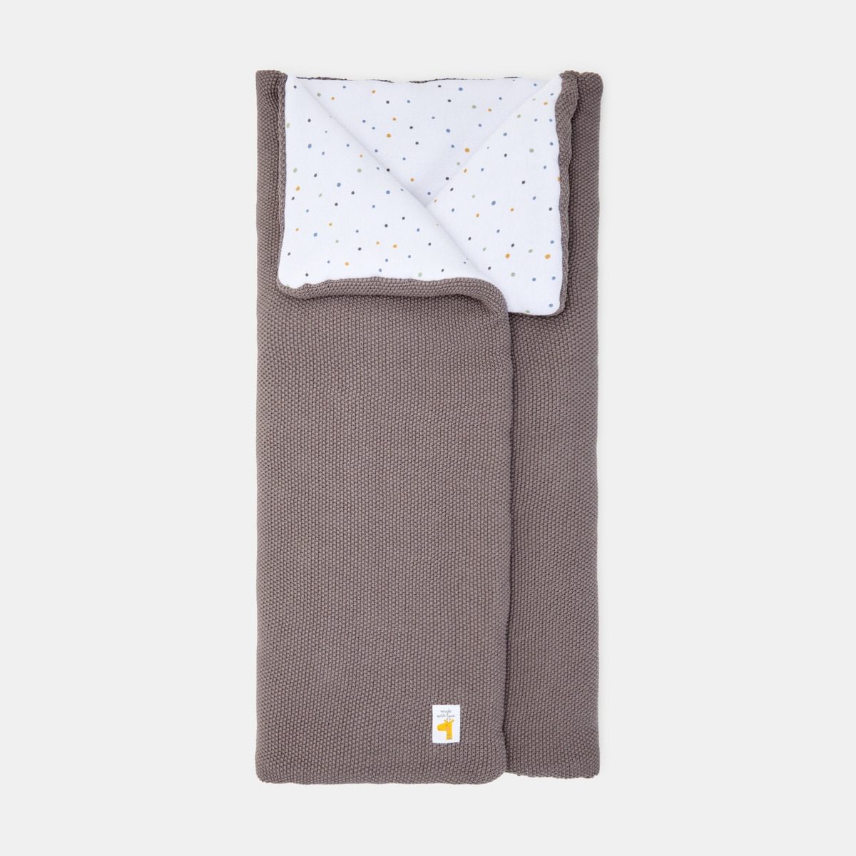 Saco Wrap Tricot para Alcofa Cinzento-1