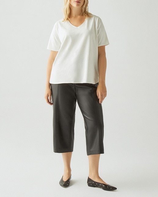 Imagen 0 de Pantalón de mujer liso en polipiel