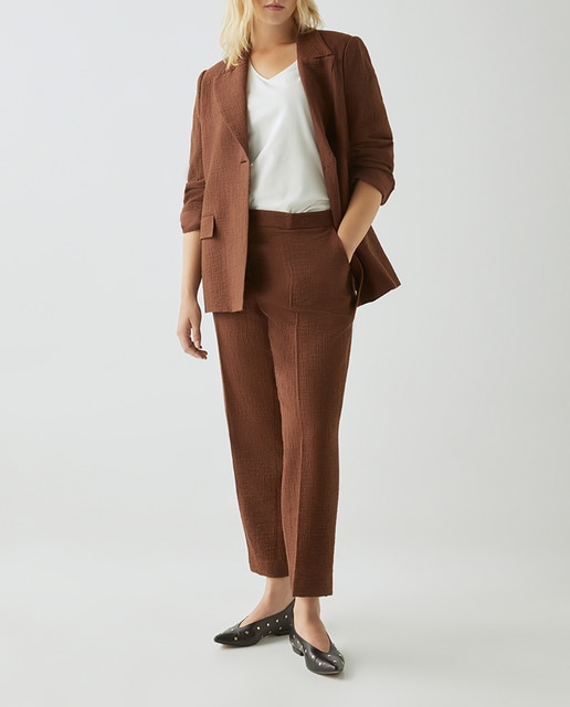 Imagen 0 de Blazer de mujer liso con bolsillos laterales