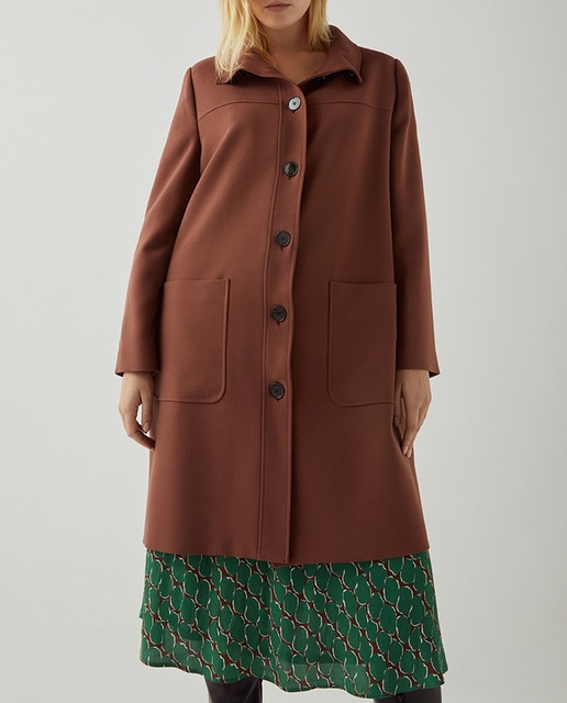 Imagen 0 de Abrigo de mujer doble tela