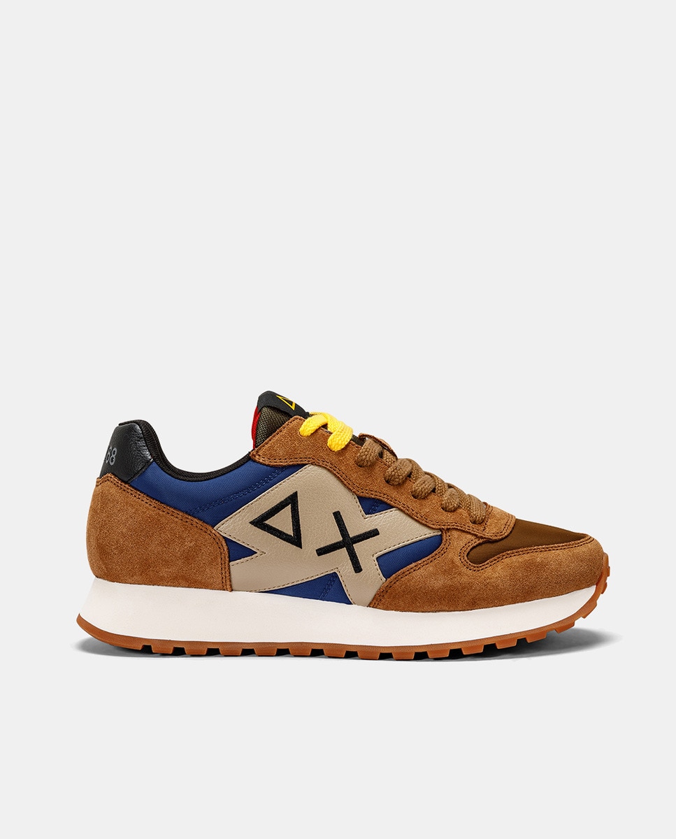 Chaussures Jaki basses style running avec logo et semelle finition crantée