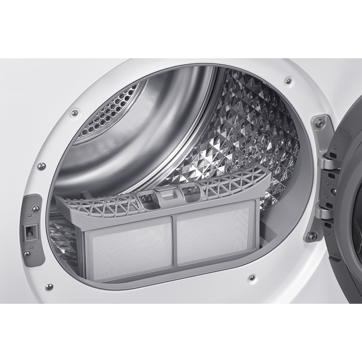 Secadora AI Samsung 8kg Puerta Reversible Clase E Blanca DV80CGC0B0THEC Blanco-6