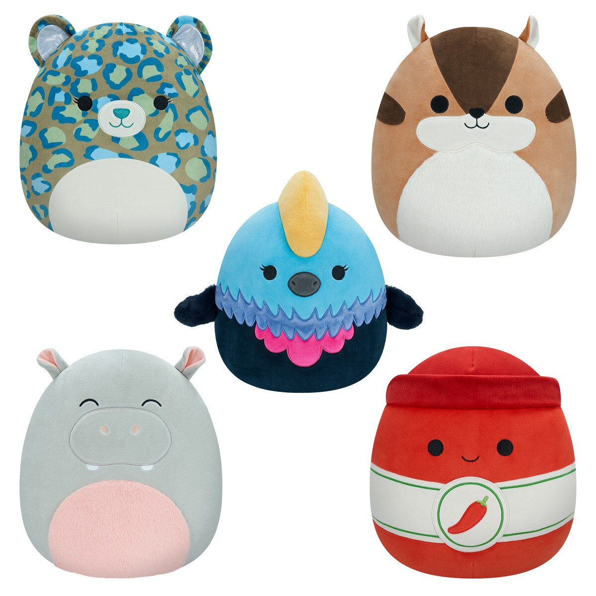 Squishmallows Recheado 20 cm Bijan O Polvo Amarelo (Idade Mínima