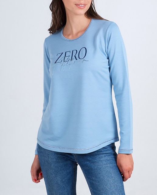 Imagen 0 de Jersey de mujer manga larga y con cuello redondo