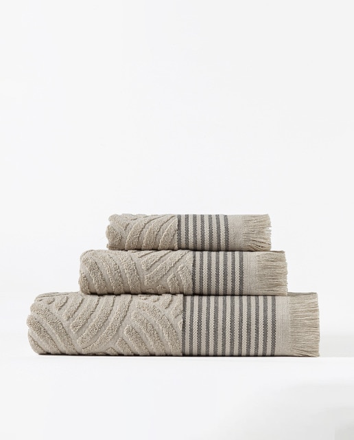 Imagen 0 de Set de 3 toallas algodón