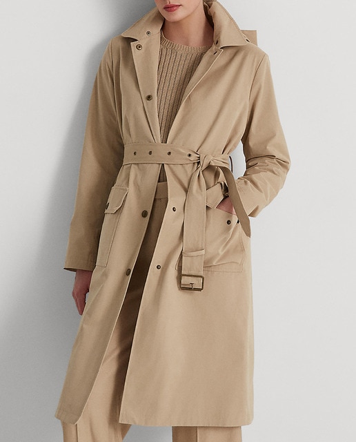 Imagen 0 de Gabardina de mujer midi con capucha