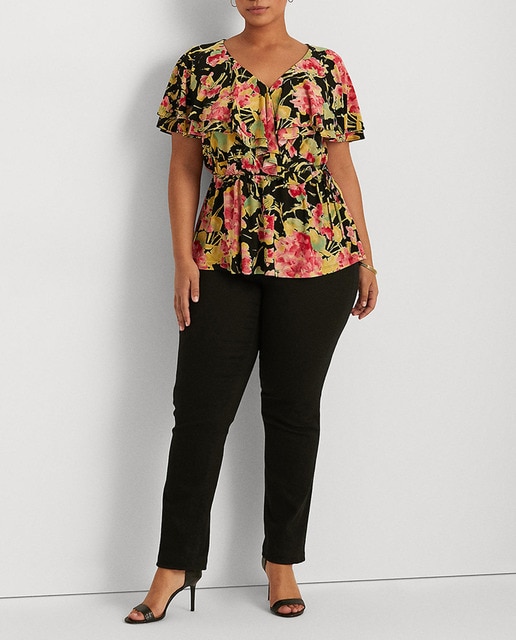 Imagen 0 de Camiseta de mujer de manga corta estampada