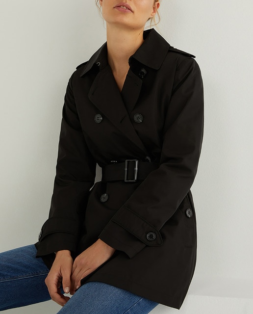 Imagen 0 de Gabardina de mujer corta