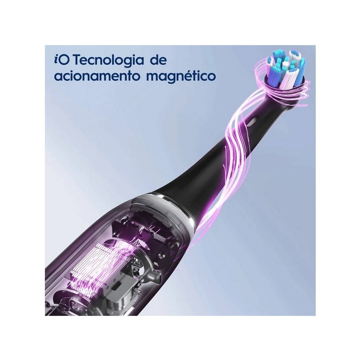 Escova de Dentes Elétrica Oral-B Braun iO 6 Duo - Preto e Rosa Preto / Rosa-3