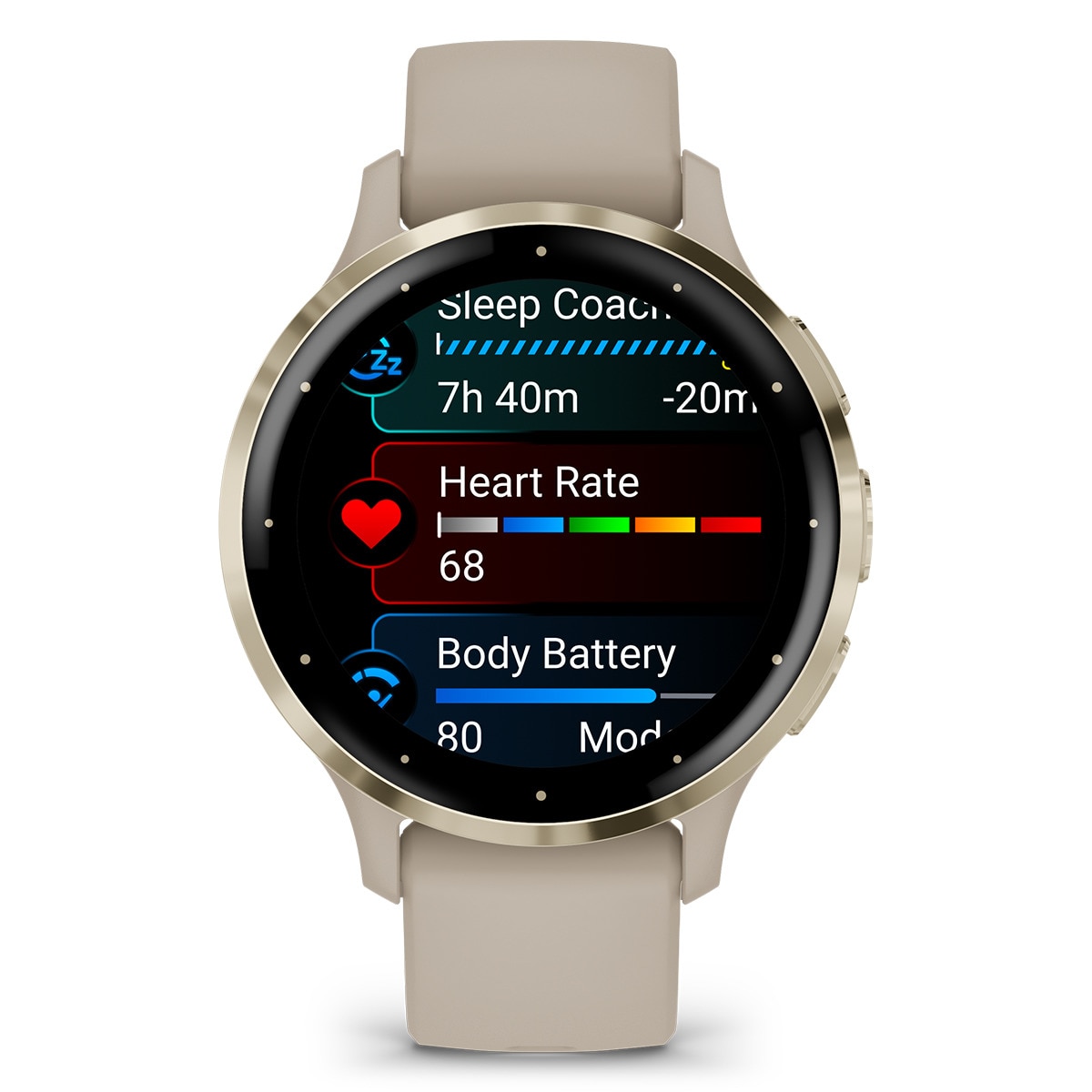 Smartwatch Garmin Venu 3S (41 mm) - Castanho Claro Castanho-claro-2