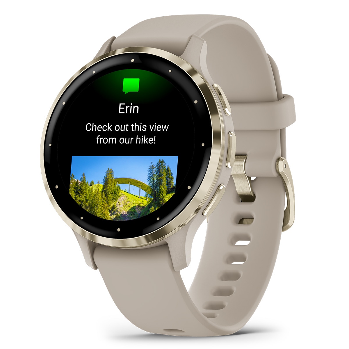 Smartwatch Garmin Venu 3S (41 mm) - Castanho Claro Castanho-claro-3