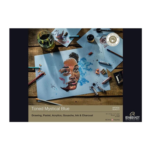 Imagem 0 de Papel Multitécnica Mystical Blue A3