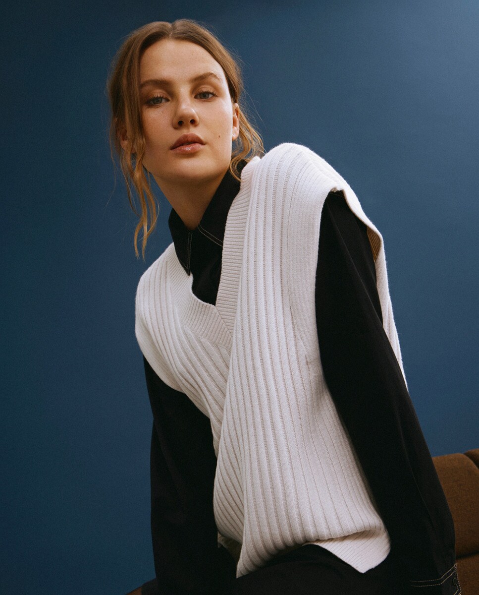 Cardigan sans manches