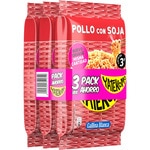 oriental chicken noodles with soya ready in 3 minutes 3-pack sachets 82 g