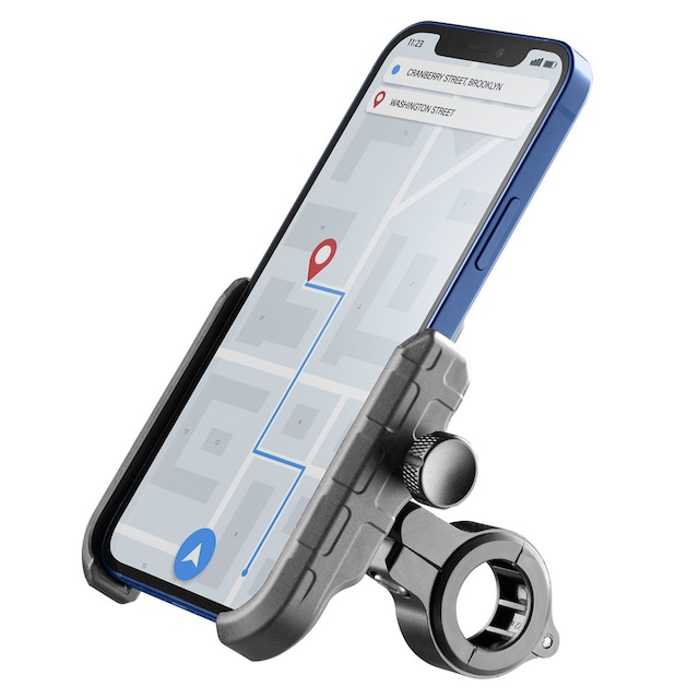 Imagen 0 de Soporte de moto para smartphone Cellularline Rider Steel