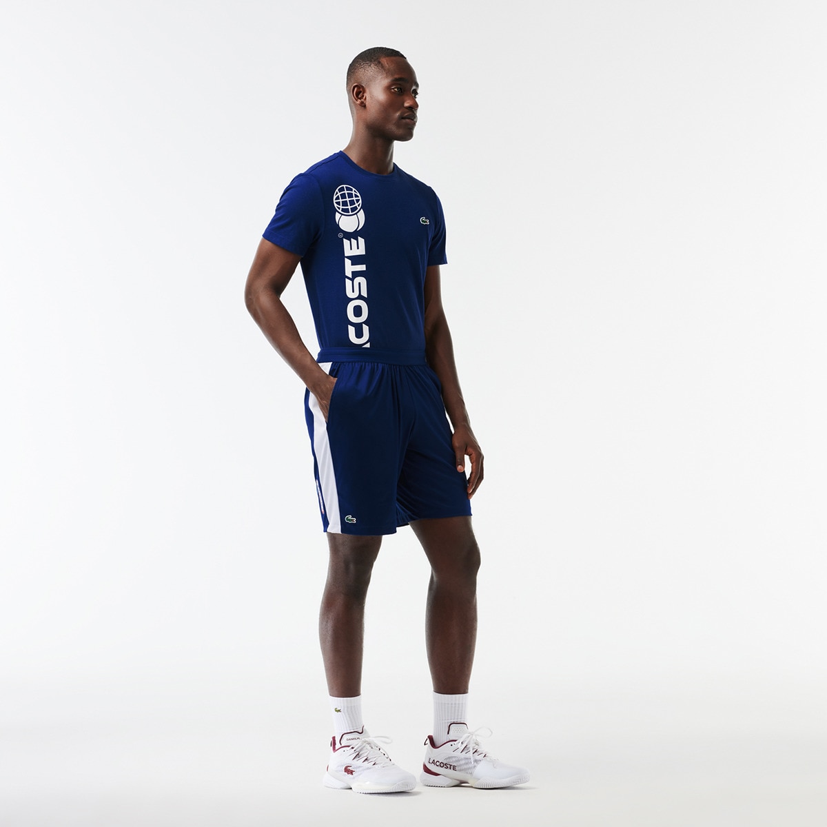Calções de Homem Daniil Medvedev Azul-marinho-1