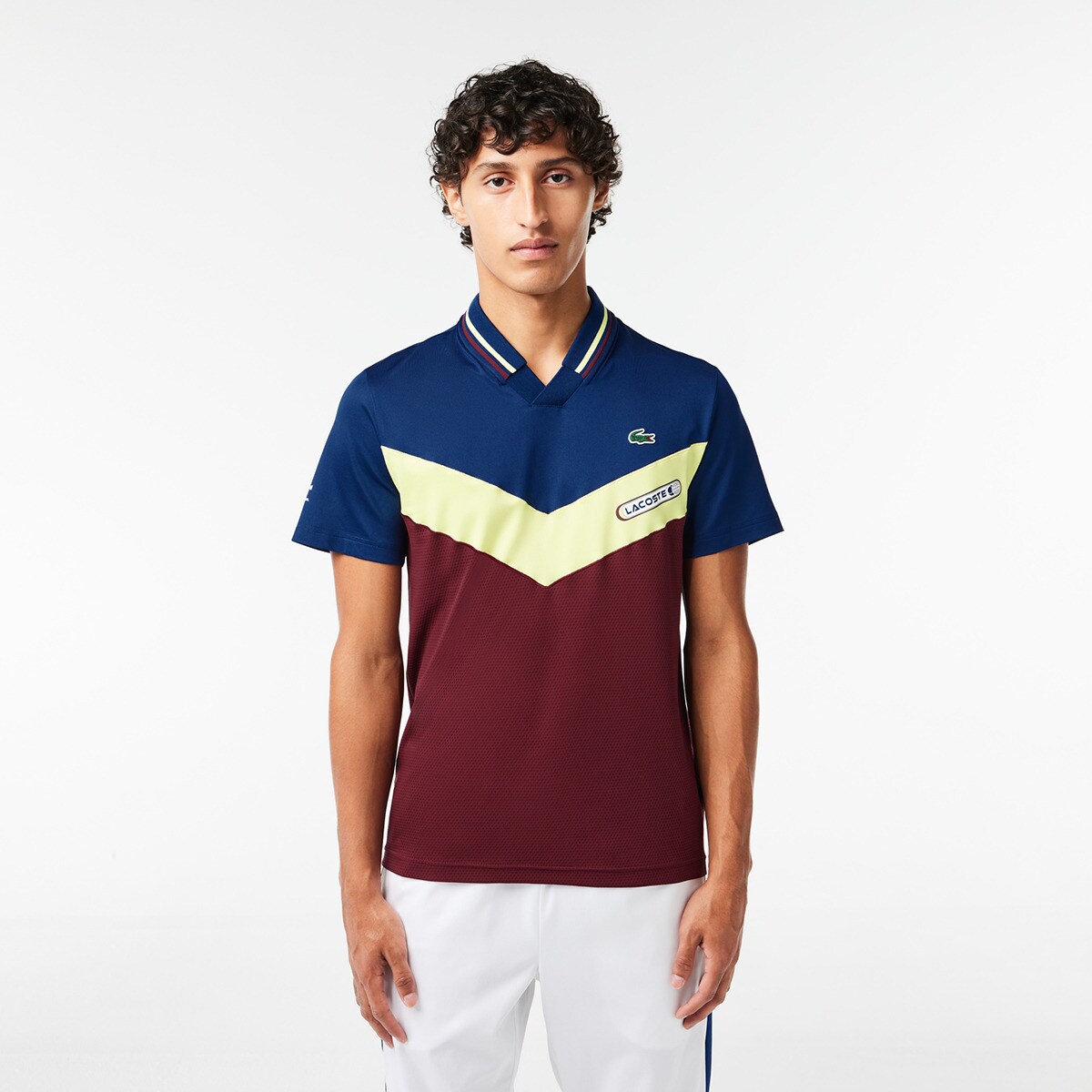 Polo de Homem Daniil Medvedev Azul-marinho / Vermelho-1