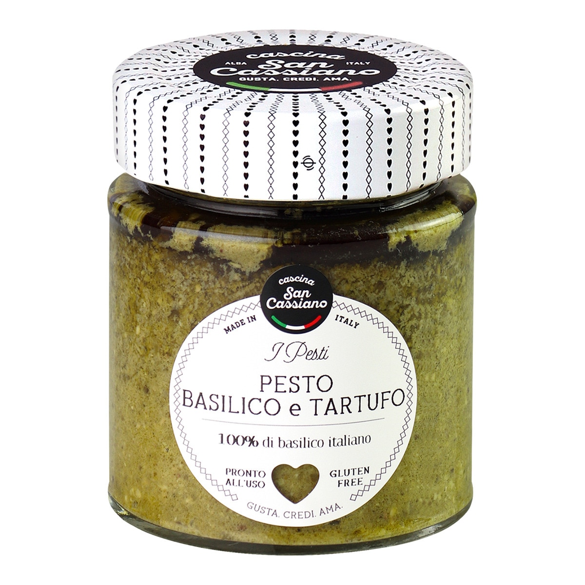 Imagen 0 de Salsa pesto de albahaca y trufa Cascina San Cassiano