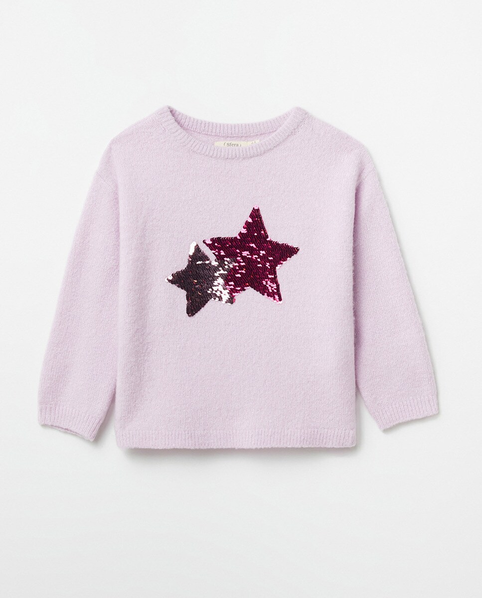 Pull à paillettes
