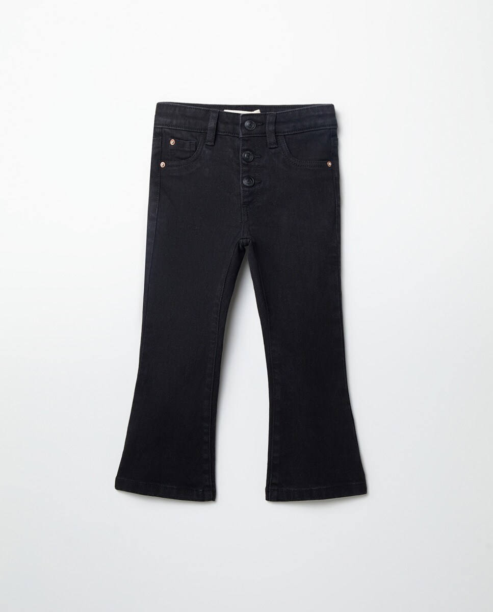 Pantalon denim flare