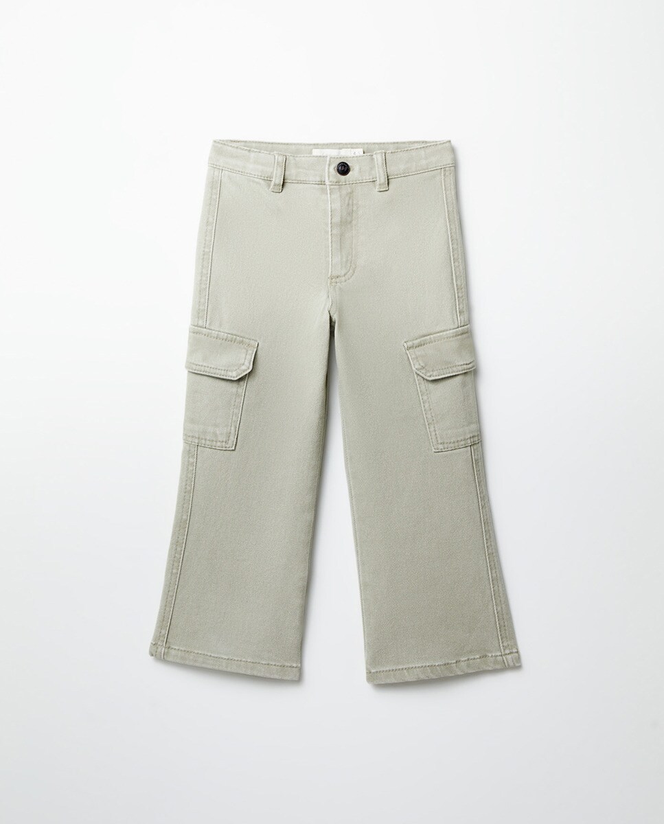 Pantalon cargo large