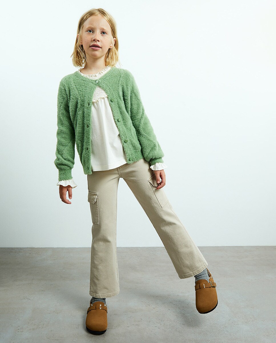 Pantalon cargo large