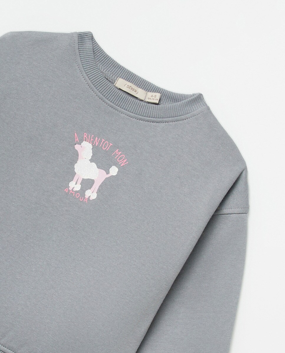 Sudadera Sfera Niña Sudadera Felpa Lisa De Niña · Sfera · El Corte