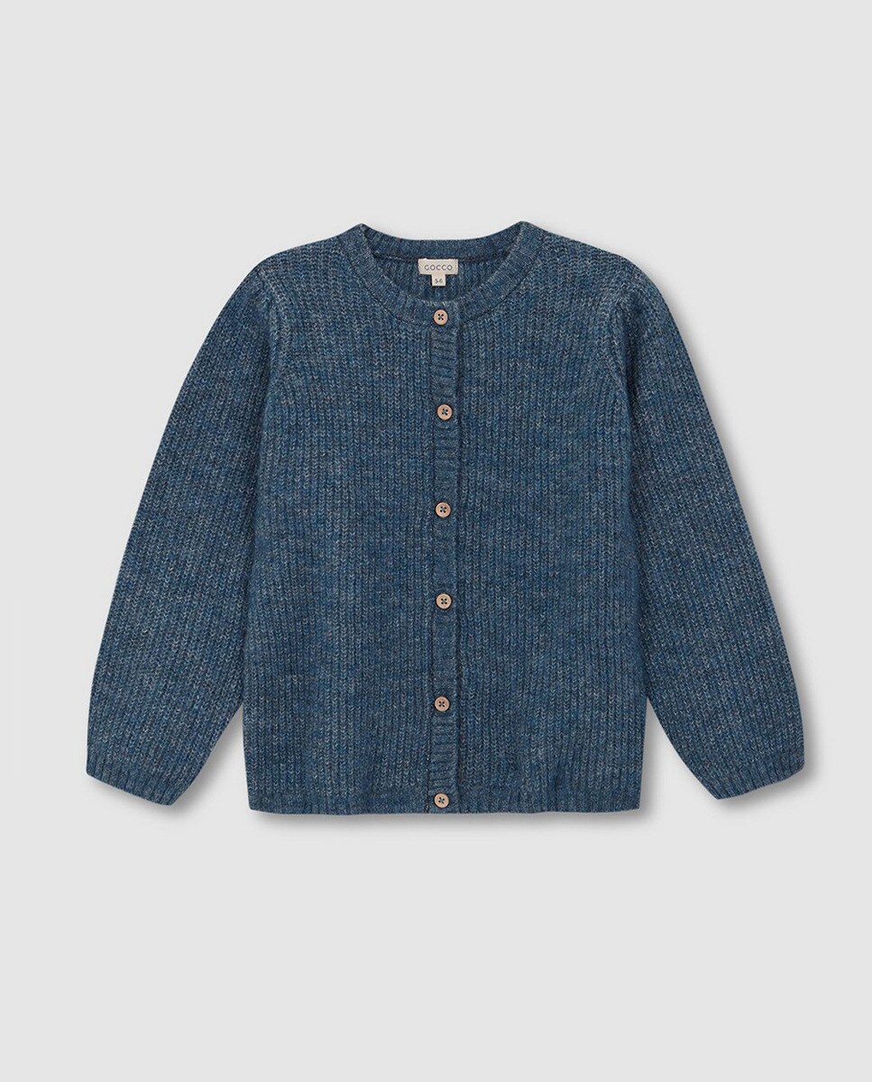 Cardigan boutons bois