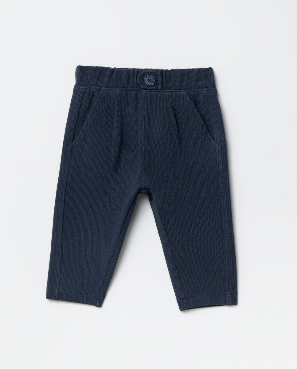 Pantalon habillé piqué