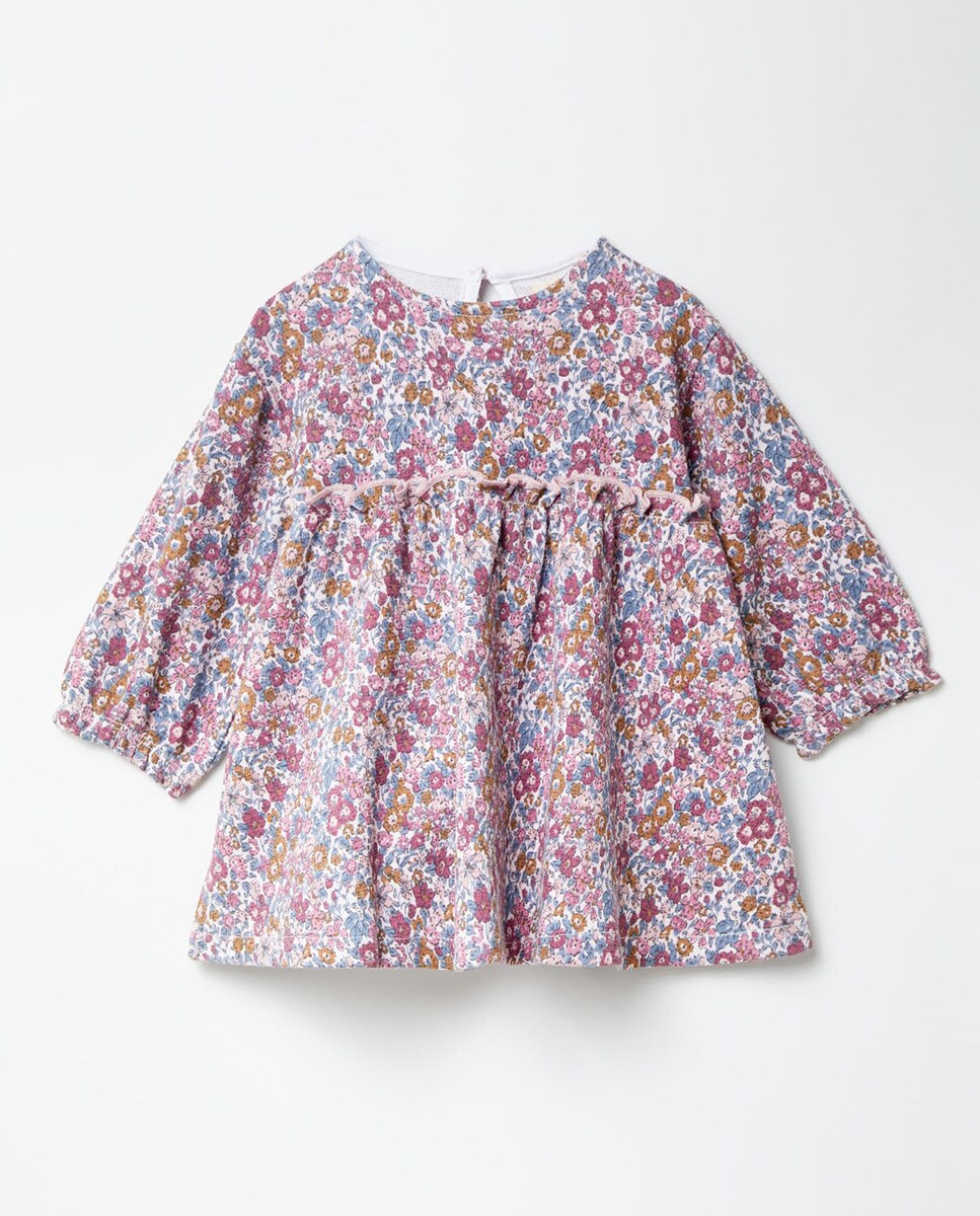 Robe en piqué circulaire